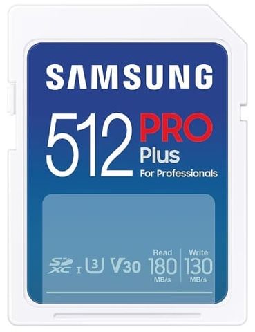 Thẻ nhớ SAMSUNG PRO Plus 512GB SDXC UHS-I 180 MB/s