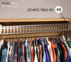 TỦ ÁO SIÊU MỎNG TA22