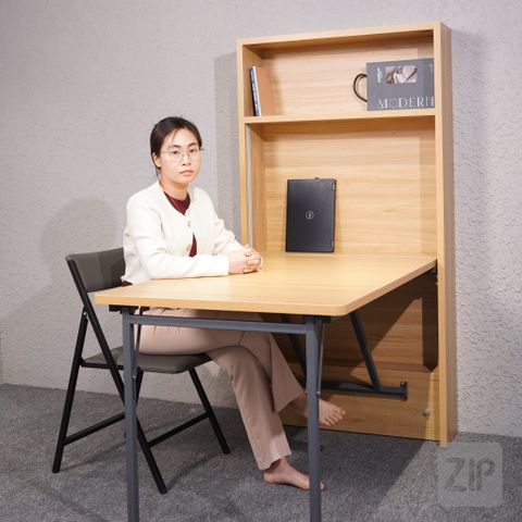 Bàn gấp tường LIZI - MDF = Melamin