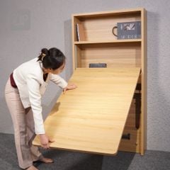 Bàn gấp tường LIZI - MDF = Melamin