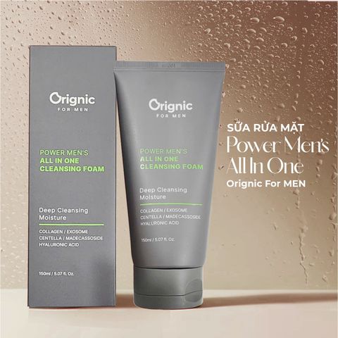 SỮA RỬA MẶT DÀNH CHO NAM GIỚI ORIGNIC