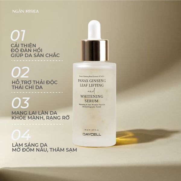 SERUM DƯỠNG TRẮNG NÂNG CƠ MẦM SÂM DAYCELL