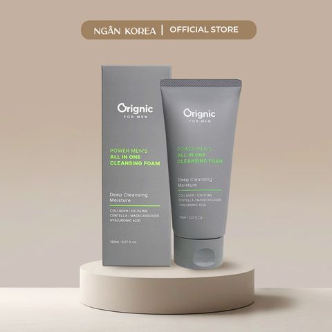 SỮA RỬA MẶT DÀNH CHO NAM GIỚI ORIGNIC