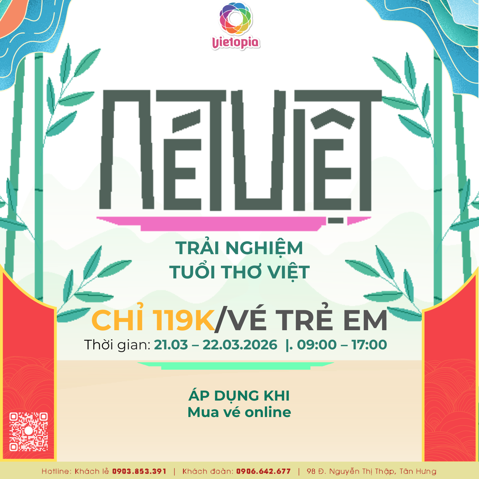  VÉ SỰ KIỆN NÉT VIỆT 119K 