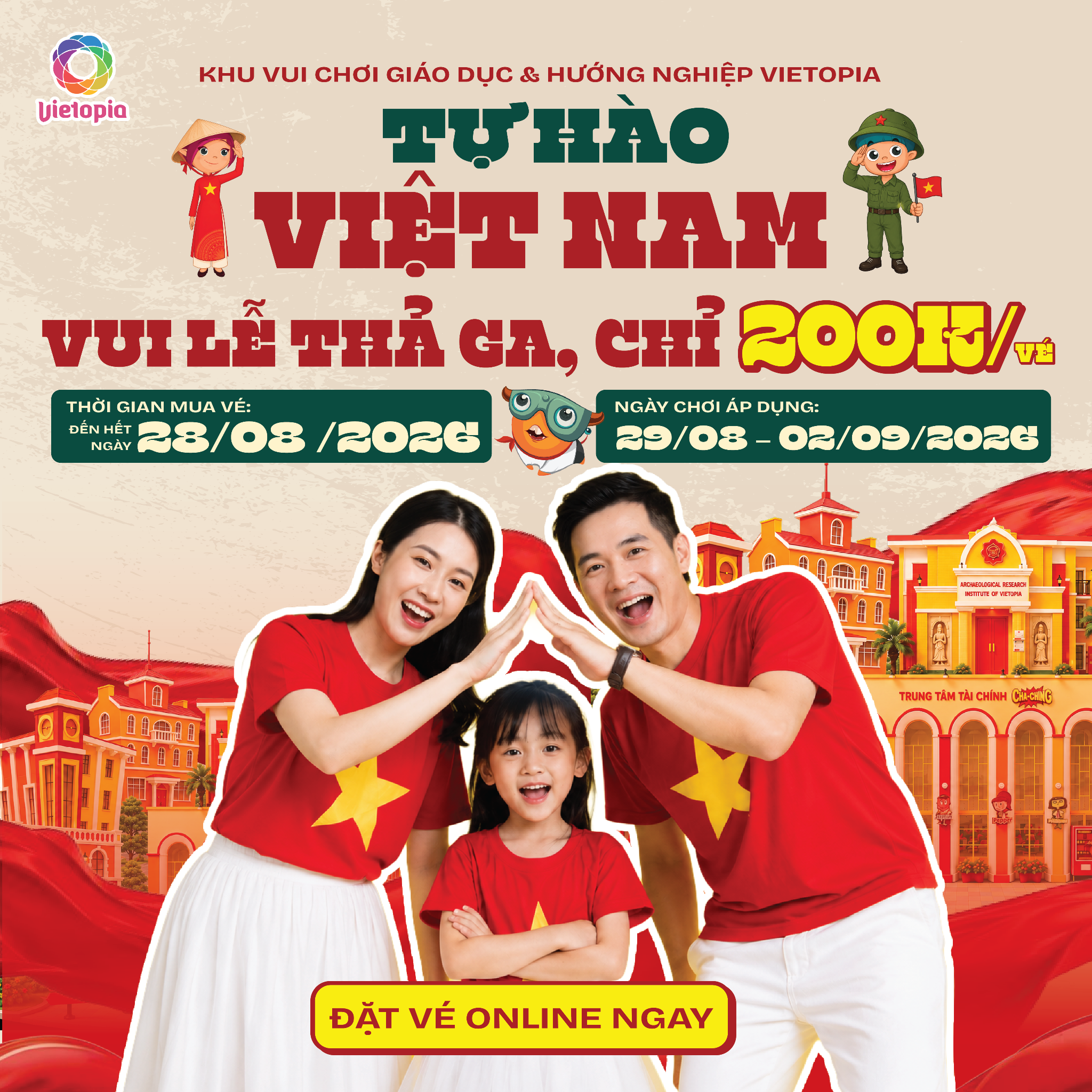  VÉ MỪNG LỄ 2/9/2026 