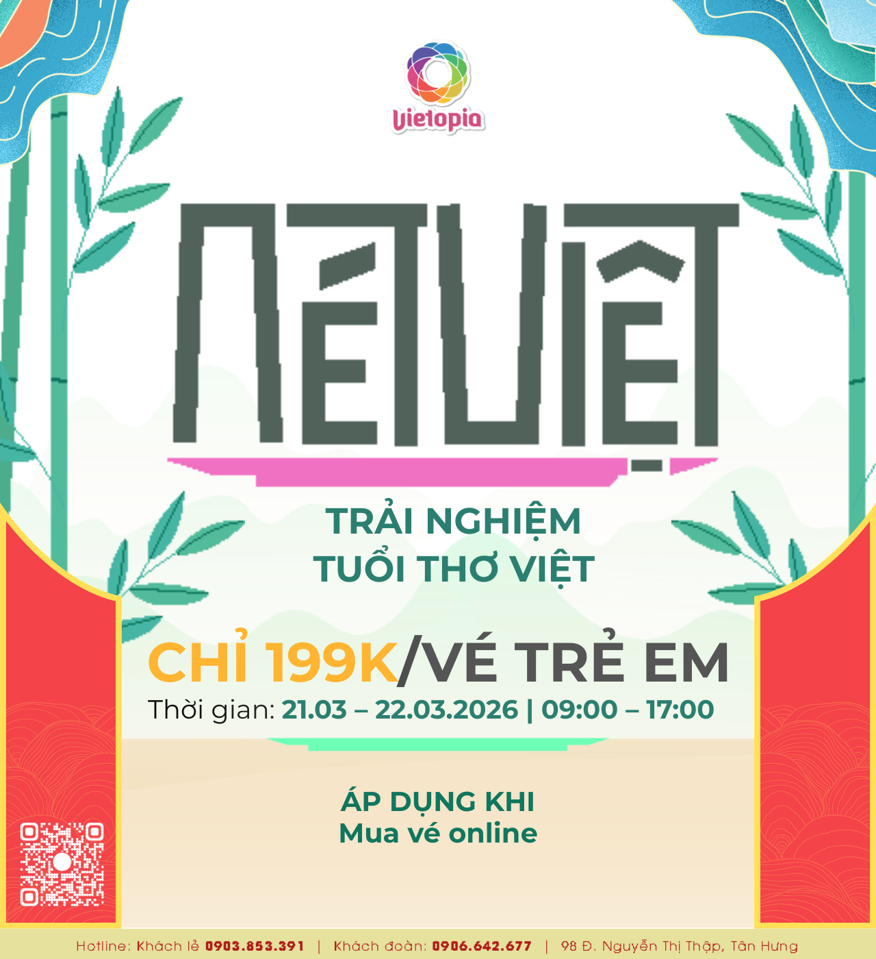  VÉ SỰ KIỆN NÉT VIỆT (21/03 - 22/03/2026) 