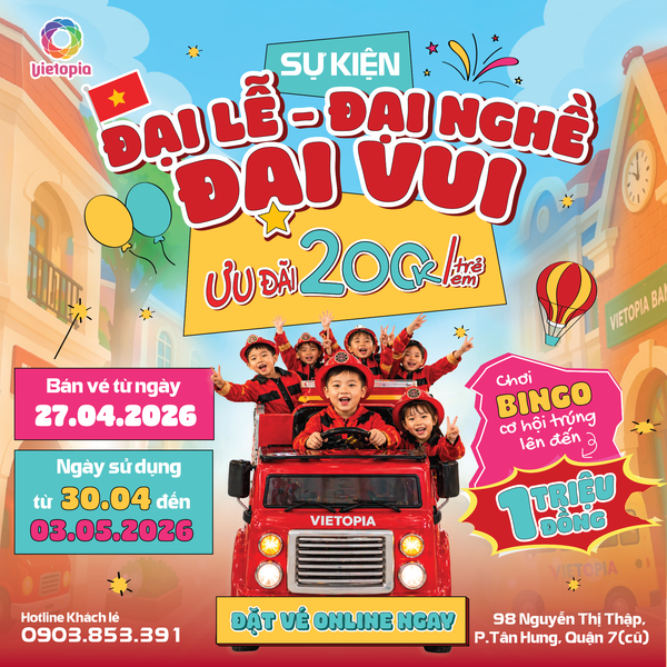  VÉ ĐẠI LỄ 30.4 