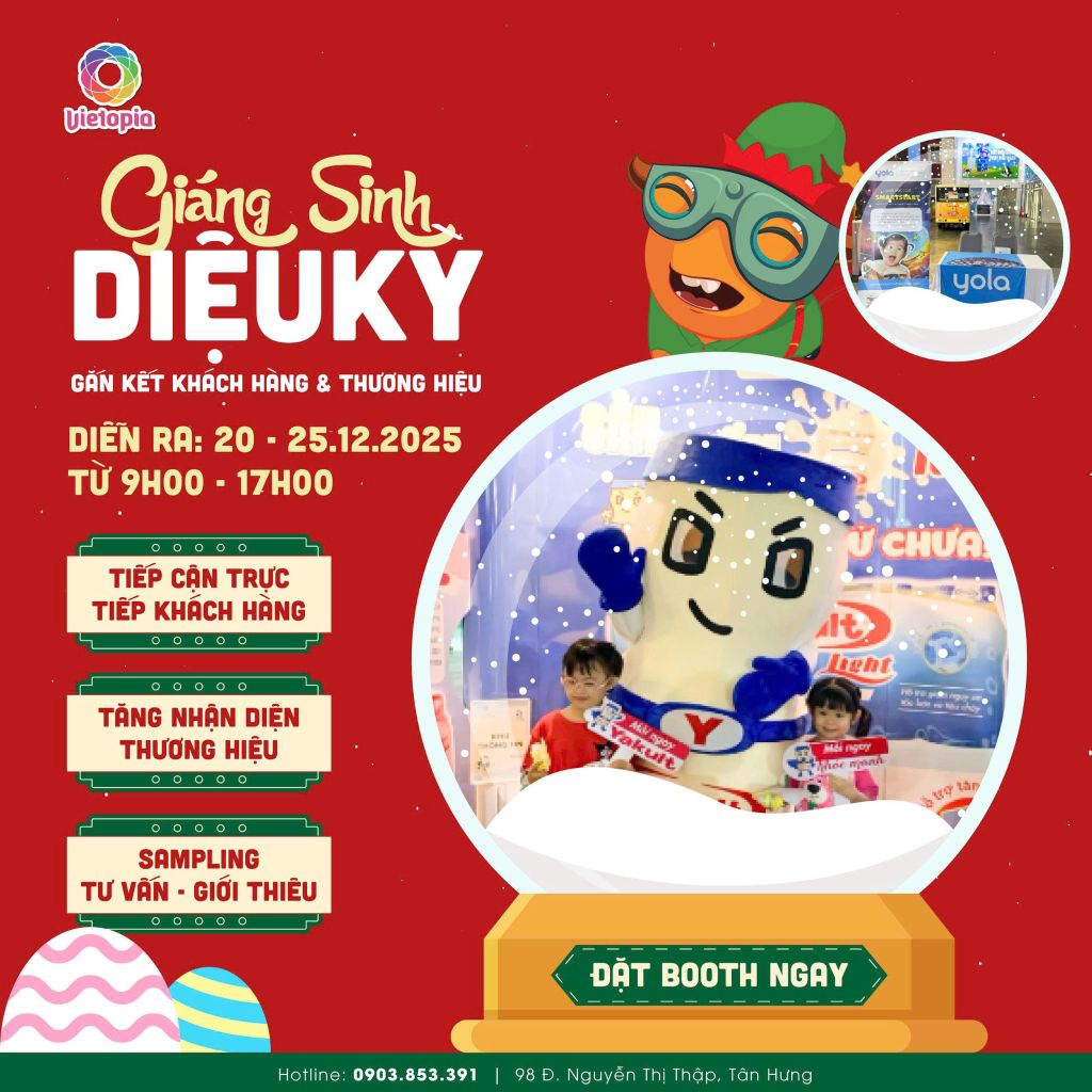  ĐẶT GIAN HÀNG SỰ KIỆN GIÁNG SINH (20/12-25/12) 