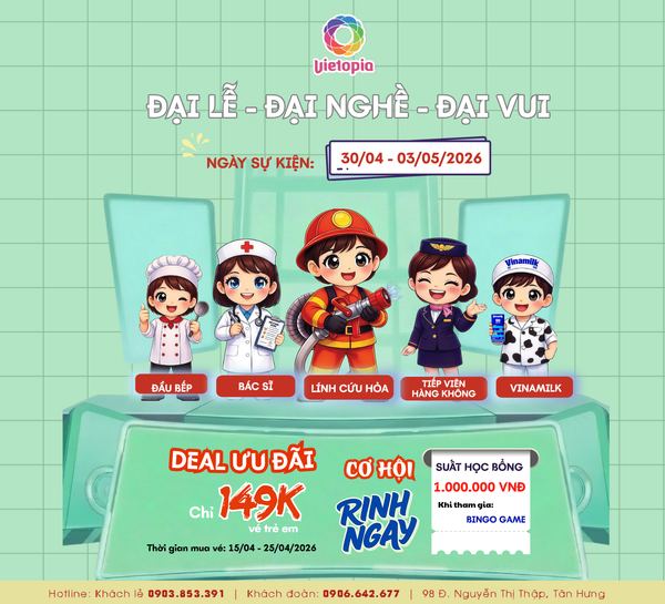  VÉ ĐẠI LỄ 30.4 