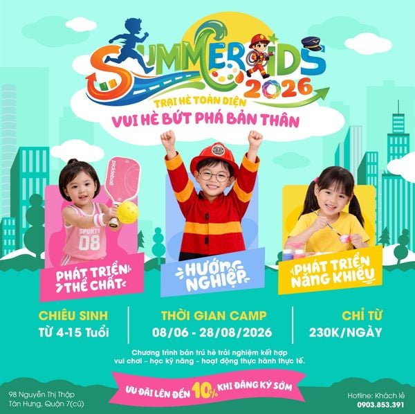  TRẠI HÈ SUMMER KIDS 2026 