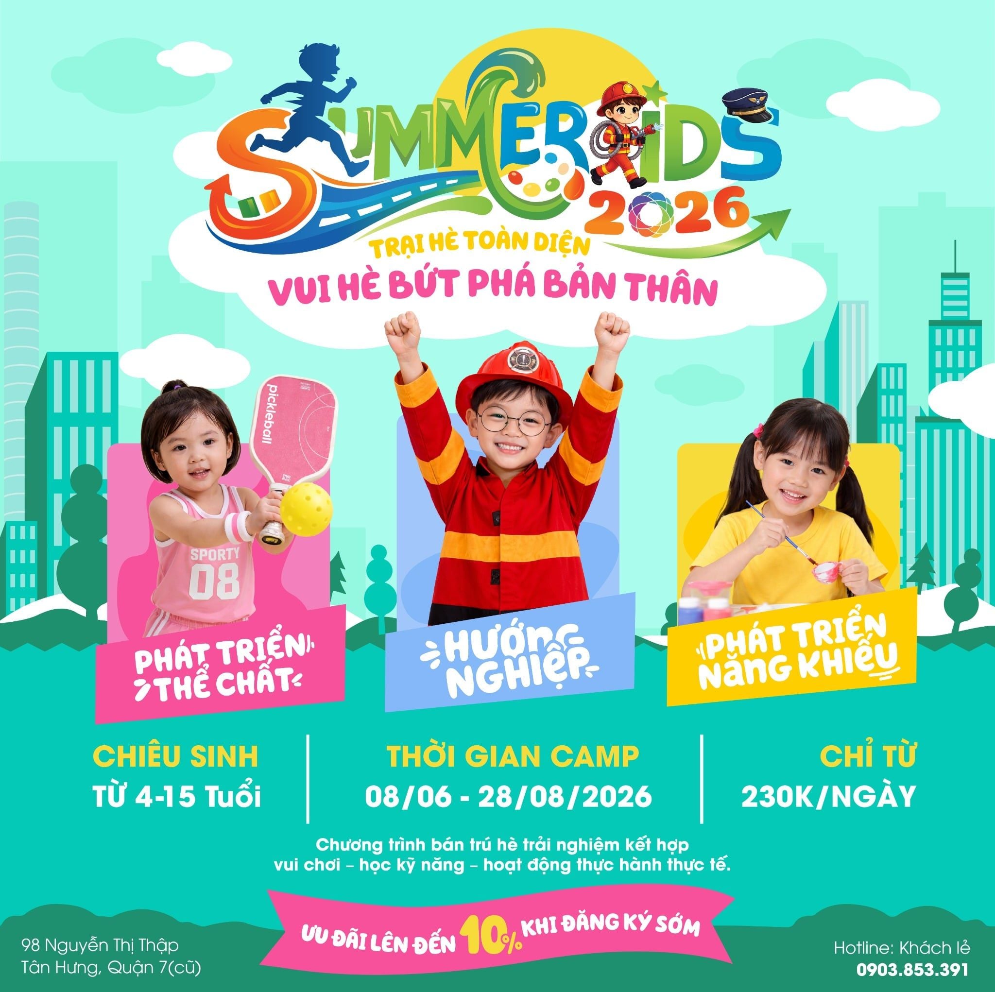  TRẠI HÈ SUMMER KIDS 2026 