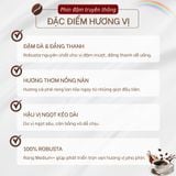  Phin Đậm Truyền Thống - Cà phê rang mộc 100% Robusta 