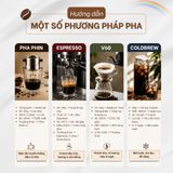  Phin Cao Cấp - Cà phê rang mộc 80% Robusta & 20% Arabica 