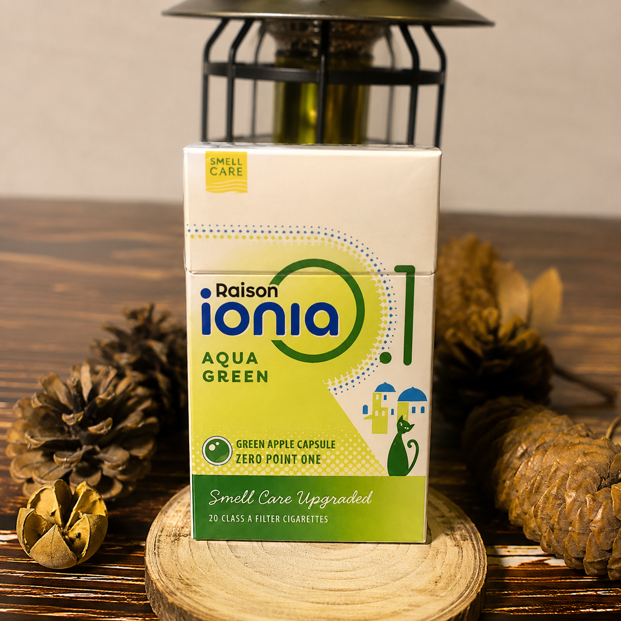  Raison Ionia Aqua Green Apple Bấm Táo Xanh Lạnh 