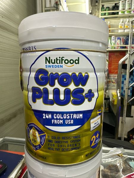  Sữa bột Nutifood Grow Plus+ vàng sữa non 2+800g 