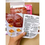  [Vỉ 6 Viên] Tinh Dầu Dưỡng Tóc Ellips Hair Vitamin, Serum Tóc Đa Vitamin Mềm Mượt Giảm Khô Xơ 
