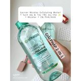  Nước Tẩy Trang Làm Sạch Tế Bào Da Chết Garnier Micellar Exfoliating Water 400ml 