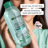  Nước Tẩy Trang Làm Sạch Tế Bào Da Chết Garnier Micellar Exfoliating Water 400ml 