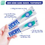  [Unbox Mất Vỏ Hộp] Kem Đánh Răng Eucryl Làm Trắng Răng Hương Bạc Hà 62g 