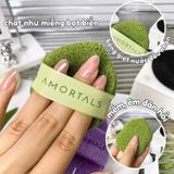  Set 3 Bông Rửa Mặt Bọt Biển Amortals Hình Giọt Nước Smile Face Washing Puff Dùng Để Làm Sạch 