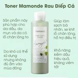  Nước hoa hồng Mamonde Pore CleanToner diếp cá 250ml 