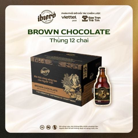 BIA BROWN CHOCOLATE THÙNG 12 CHAI x 330ML