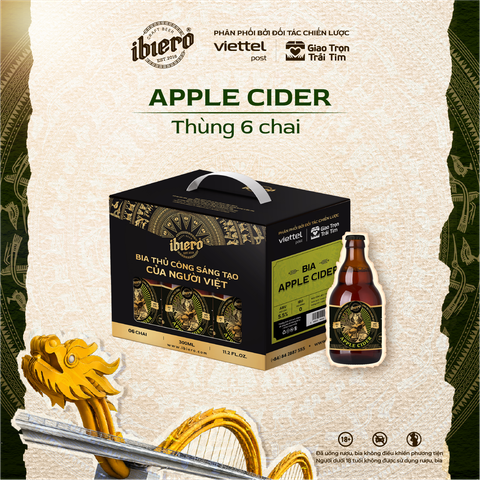 APPLE CIDER - BIA THỦ CÔNG THÙNG 6 CHAI