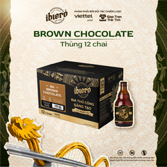 BROWN CHOCOLATE - BIA THỦ CÔNG THÙNG 12 CHAI