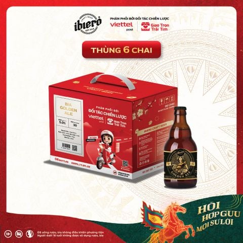 GOLDEN ALE - BIA THỦ CÔNG THÙNG 6 CHAI