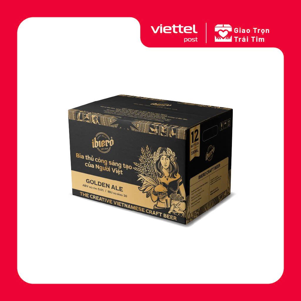 GOLDEN ALE - BIA THỦ CÔNG THÙNG 12 CHAI