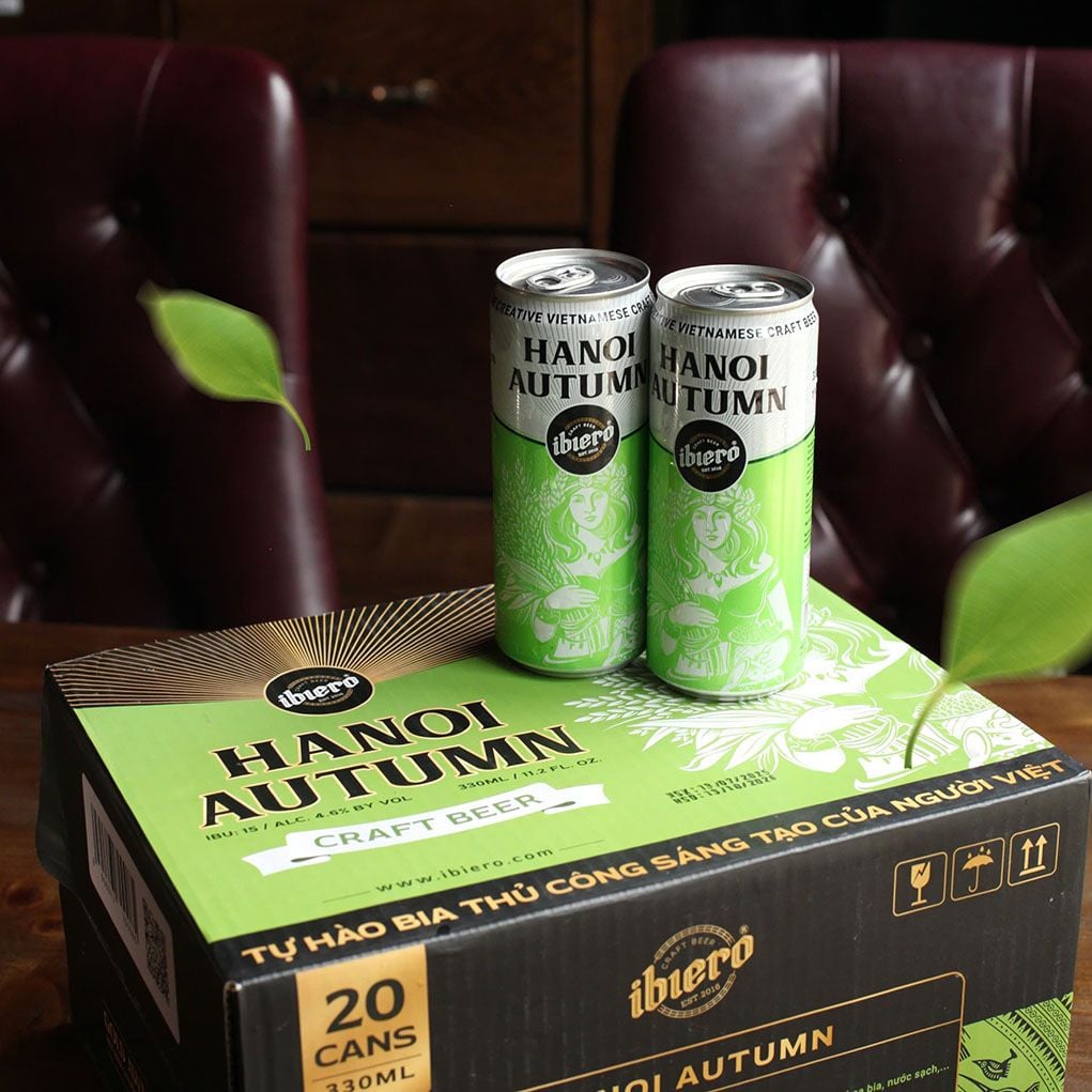 HANOI AUTUMN - BIA THỦ CÔNG THÙNG 20 LON
