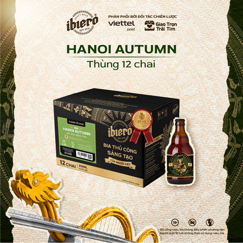 HANOI AUTUMN - BIA THỦ CÔNG THÙNG 12 CHAI
