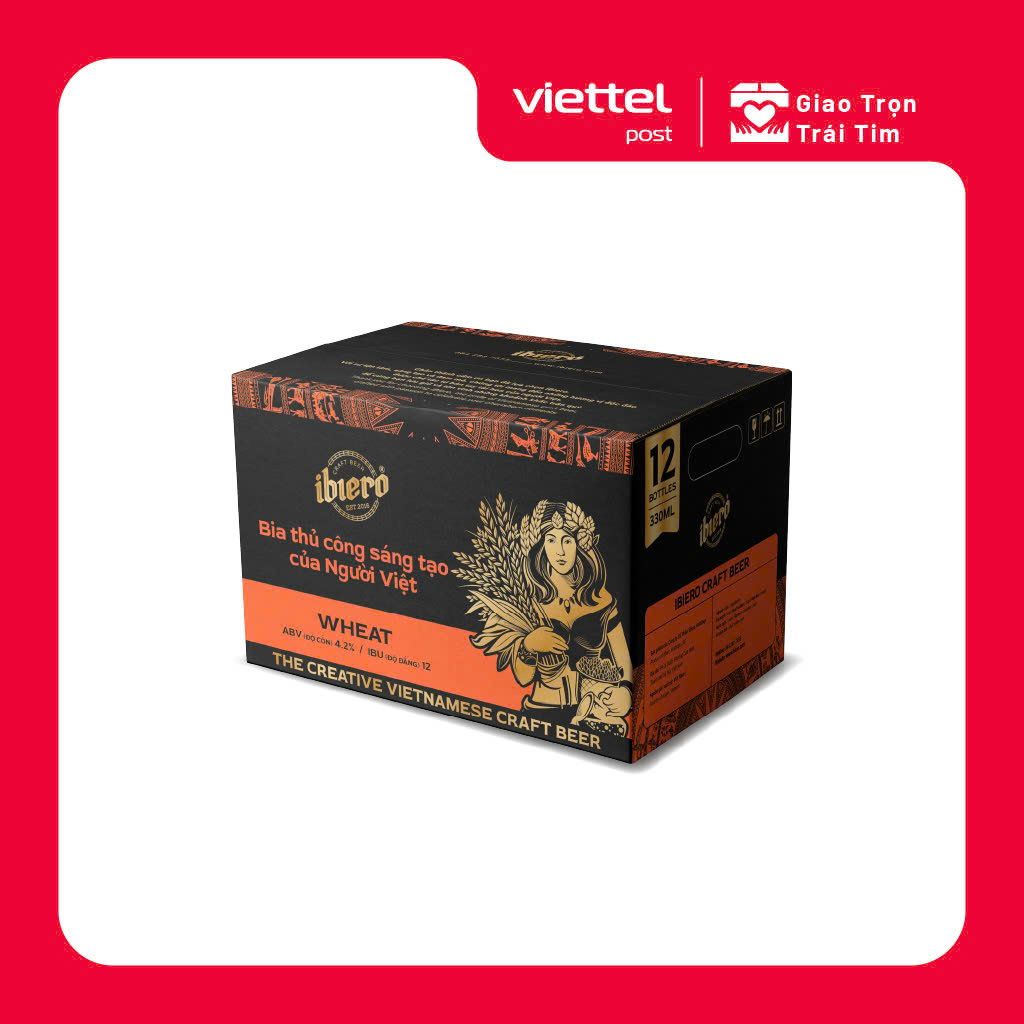 WHEAT - BIA THỦ CÔNG THÙNG 12 CHAI