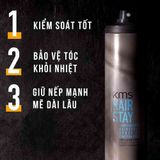  [Mai Lan]  Gôm Định Vị Tạo Kiểu Giữ Nếp Mạnh Mẽ KMS Hairstay Finishing 