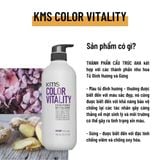  [Mai Lan]  Bộ Gội Xả Dưỡng Màu Tóc Nhuộm KMS Colorvitality 