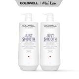  Bộ Gội Xả Dưỡng Tóc Mềm Mượt Goldwell Just Smooth 