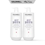  [Mai Lan]  Bộ Gội Xả Suôn Mượt Giảm Bông Xù Goldwell Dualsenses Just Smooth 