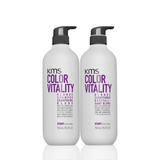  Bộ Gội Xả Tím Dành Cho Tóc Tẩy KMS ColorVitality Blonde 