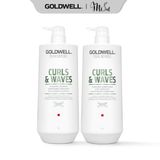  Bộ Gội Xả Dưỡng Xoăn Goldwell Curls & Waves 