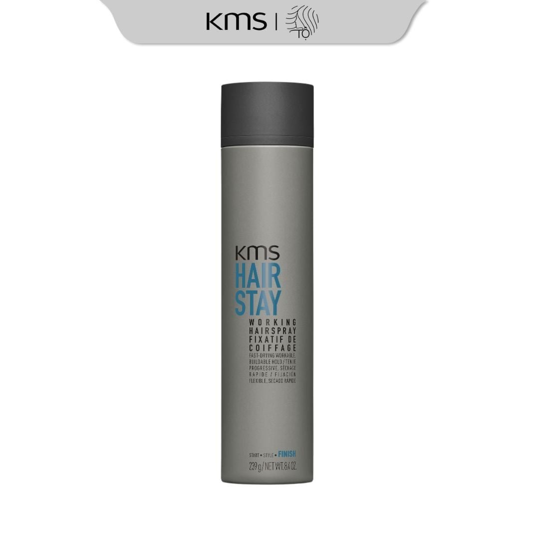 Gôm Dẻo Tạo Kiểu Giữ Nếp Tóc Linh Hoạt KMS Hairstay Working