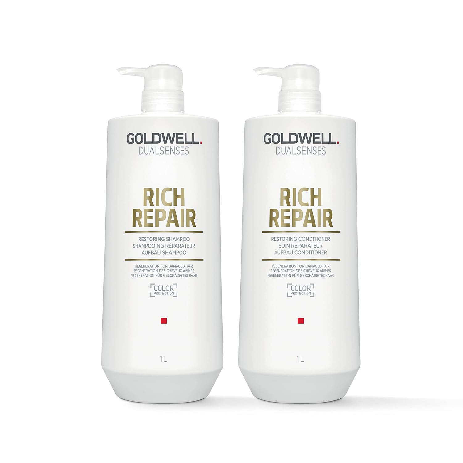 Bộ Gội Xả Phục Hồi Tóc Hư Tổn Goldwell Rich Repair