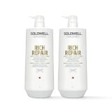  Bộ Gội Xả Phục Hồi Tóc Hư Tổn Goldwell Rich Repair 