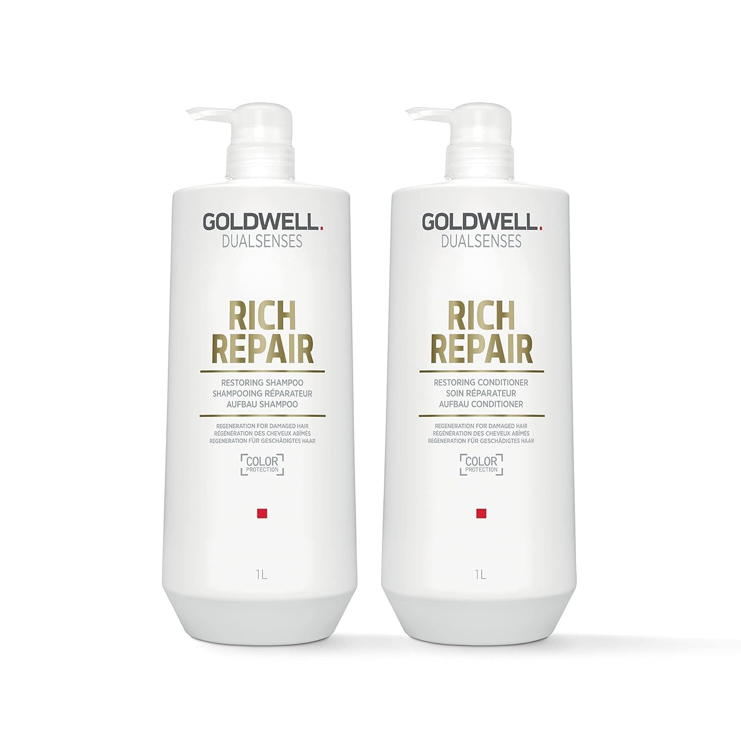 Bộ Gội Xả Phục Hồi Tóc Hư Tổn Goldwell Rich Repair