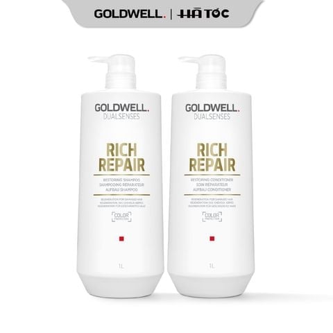Bộ Gội Xả Phục Hồi Tóc Hư Tổn Goldwell Rich Repair