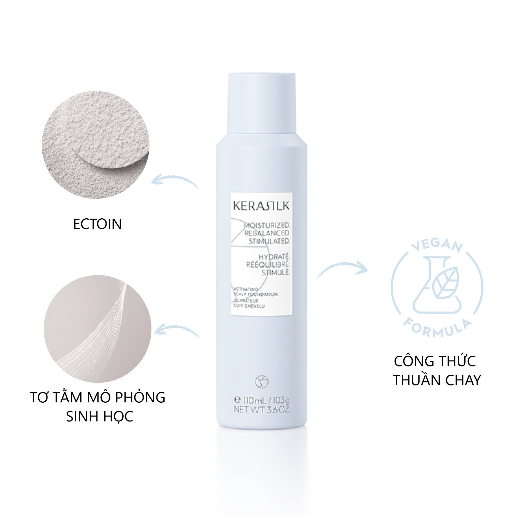  Kem Lót Kích Hoạt Da Đầu Kerasilk Activating Scalp Foundation 
