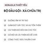  [Mai Lan]  Bộ Gội Xả Siêu Phục Hồi Tóc Hư Tổn Kerasilk Repairing 