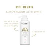  [Mai Lan]  Dầu Hấp Phục Hồi Tóc Hư Tổn Goldwell Rich Repair 