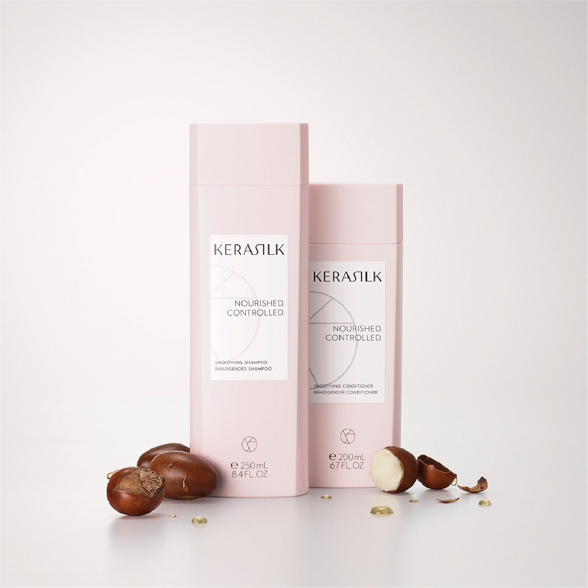 Bộ Gội Xả Suôn Mượt Kiểm Soát Bông Xù Kerasilk Smoothing