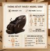 GHẾ MASSAGE LUXSPORT D3380
