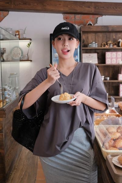  SET ÁO TAY NGẮN CHÂN VÁY ĐUÔI CÁ NHÚN - TH 
